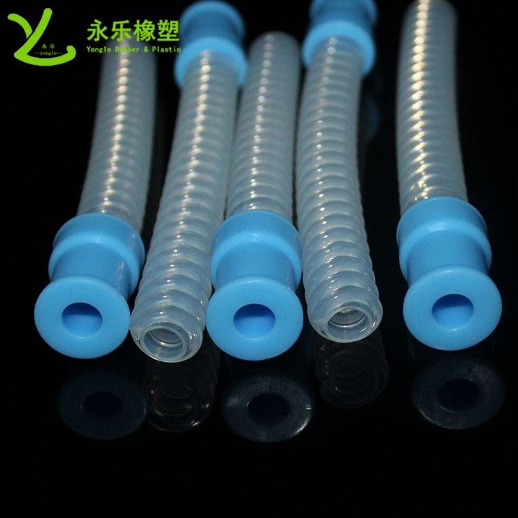 呼吸機(jī)硅膠波紋管，醫(yī)用硅膠波紋管，無氣味硅膠波紋管