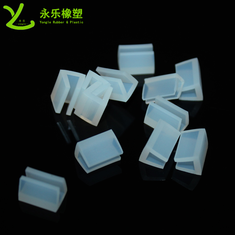 路燈硅膠U形密封條，燈具U形硅膠包邊條，U形燈具防水密封條