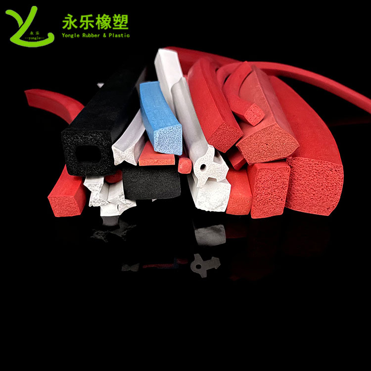 擠出發泡硅膠條，防水發泡硅膠條，耐高溫發泡硅膠條