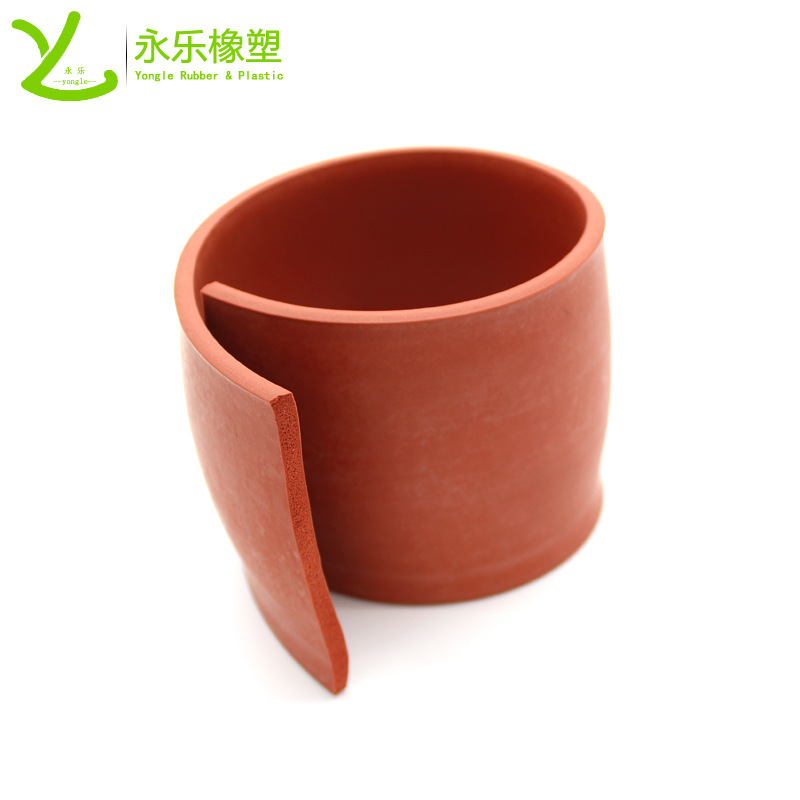 模壓發泡硅膠密封條 減震防水發泡密封圈 發泡硅膠制品加工