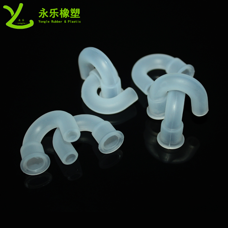 醫用硅膠彎管，模壓硅膠彎管，血氧儀硅膠彎管
