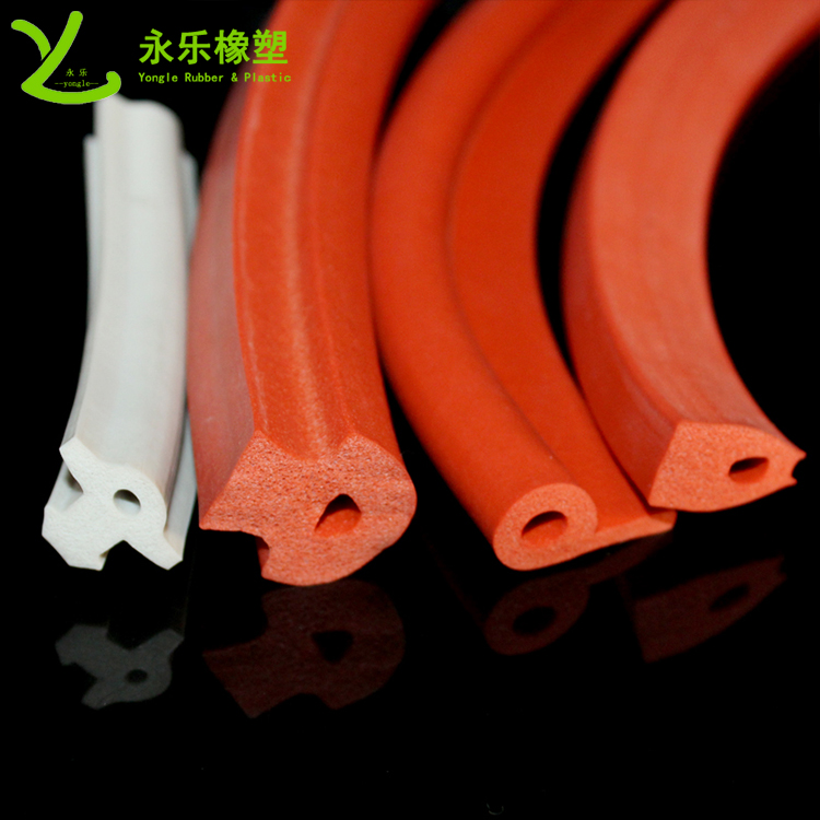 耐高溫發(fā)泡硅膠條，阻燃發(fā)泡硅膠條，細孔硅膠發(fā)泡條