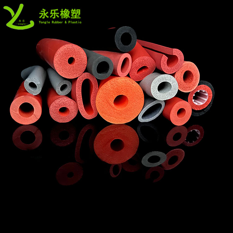擠出發(fā)泡硅膠管，耐高溫發(fā)泡硅膠管，耐老化發(fā)泡硅膠管