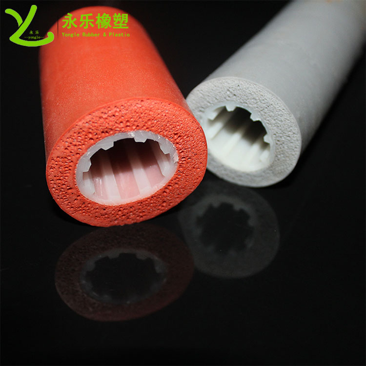 東麗復合發泡硅膠管，耐高溫發泡硅膠管，保溫發泡硅膠管