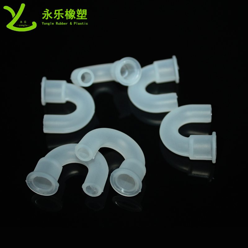 醫用硅膠彎管，模壓硅膠彎管，血氧儀硅膠彎管