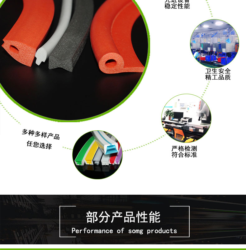 紅色耐高溫發泡密封條