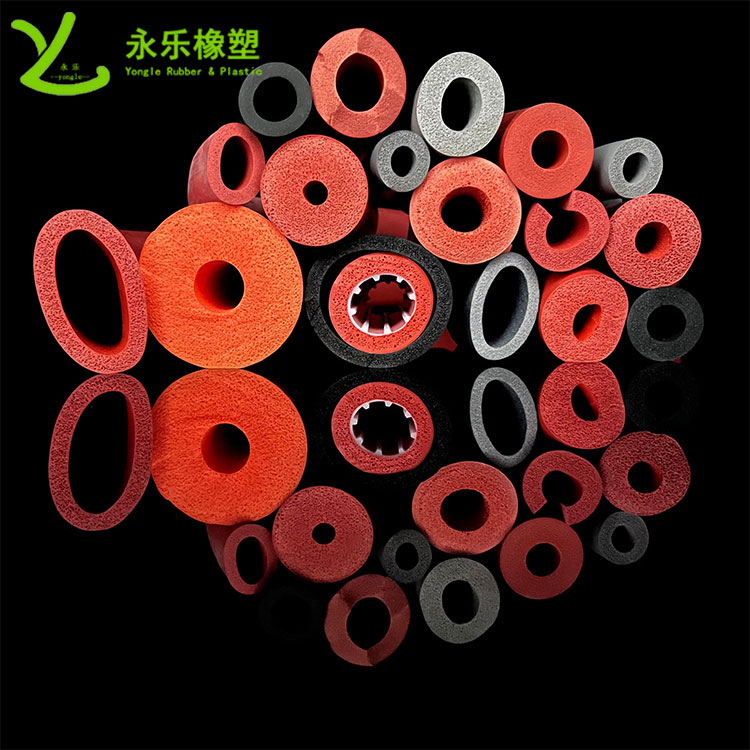 擠出發(fā)泡硅膠管，耐高溫發(fā)泡硅膠管，耐老化發(fā)泡硅膠管